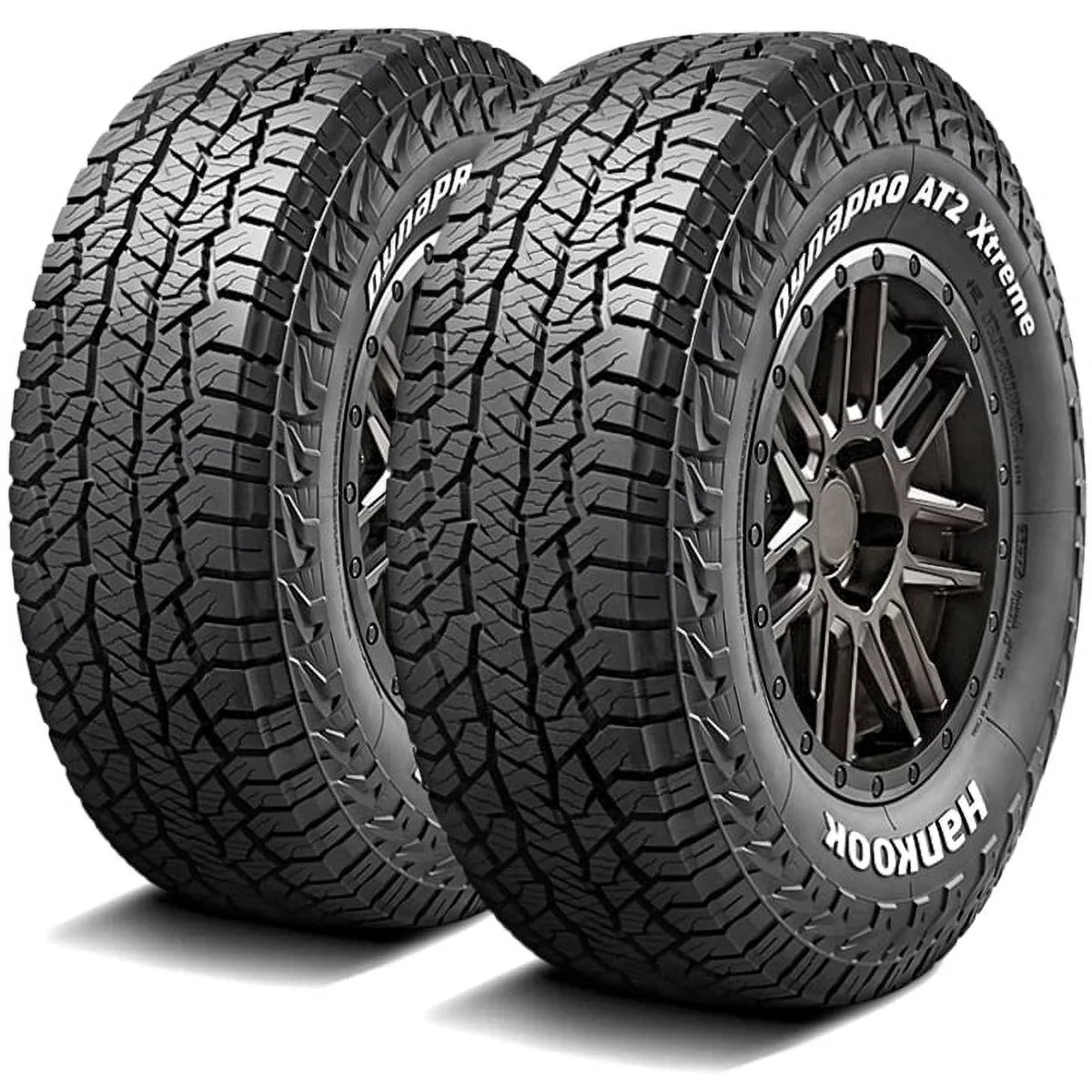 Set of 4 (FOUR) Hankook Dynapro AT2 Xtreme 245/75R16 111T XT X/T Extreme Terrain Tires Fits: 2015  Tacoma TRD Pro, 1996-2002 Chevrolet Tahoe LT
