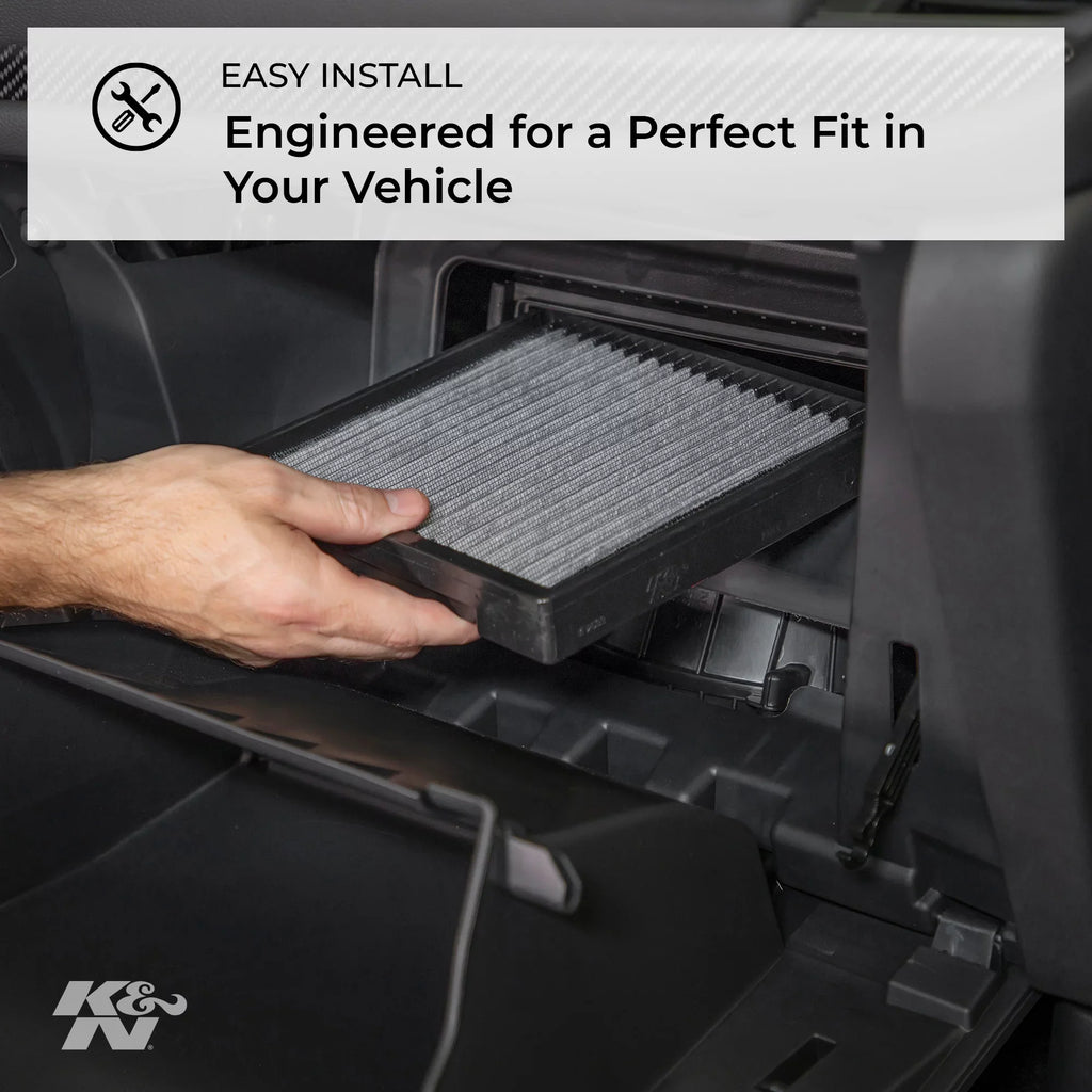 K&N Cabin Air Filter: Washable and Reusable: Designed For Select 2012-2018 Volkswagen/Audi/Seat Vehicle Models, VF2047