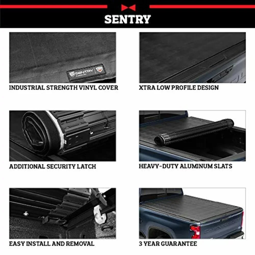 Truxedo Sentry Hard Rolling Truck Bed Tonneau shield | 1594701 | matching with 2022  Maverick 4' 6" Bed (54.4")