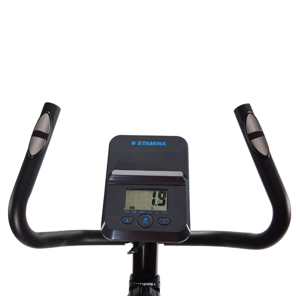 Weight Limit. Stamina Upright Exercise Bike 1308, 8 Levels Magnetic Resistance, 300 lb