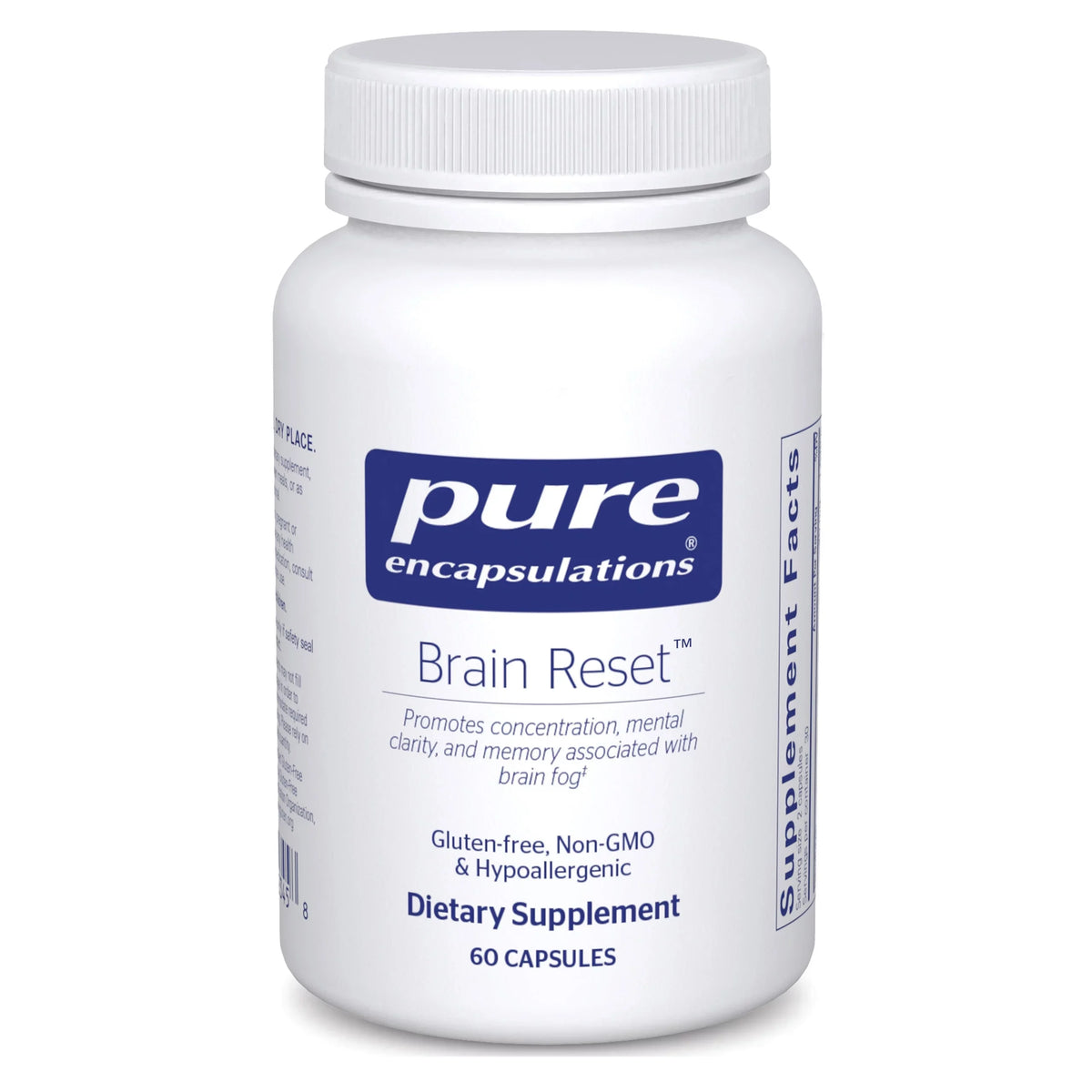 Pure Encapsulations Brain Reset | Supports Concentration, Clarity, and Memory Associated with Brain Fog | 60 Capsules*