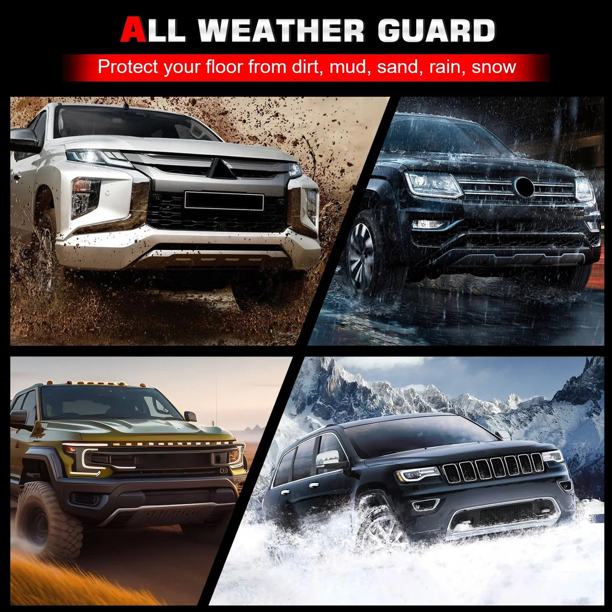 Ikon Motorsports Trunk Mat appropriate With 2023 Honda CR-V, Black 3D Molded Car Rear Carpets Liner Protection TPE Thermo Plastic Elastomer All climate Boot Tray shield Protector Pad