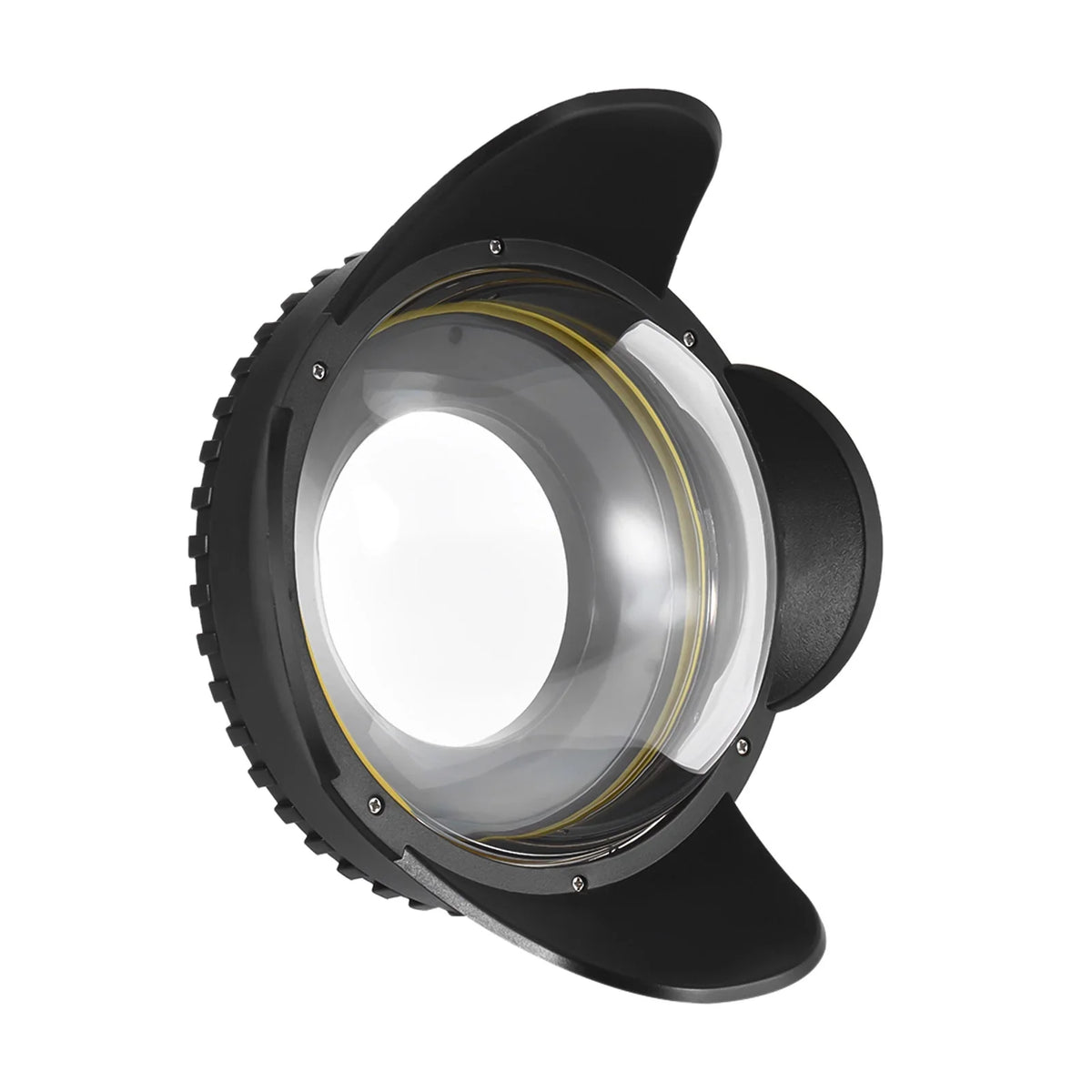 MEIKON Dome Port,Shade protector 60m/ Lens Port Case protector 60m/ 197ft Wide Lens Port Round Adapter Camera Case Shade shield Port Case Shade 197ft Waterproof 67mm Fisheye Wide Lens 60m/ 197ft Waterproof
