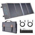 BigBlue 36W Solar Phone Charger with DC(20V/1.8A), PD 20W USB-C and Fast Charge USB-A, IP54 Waterproof, Portable SunPower Solar Panel for Camping