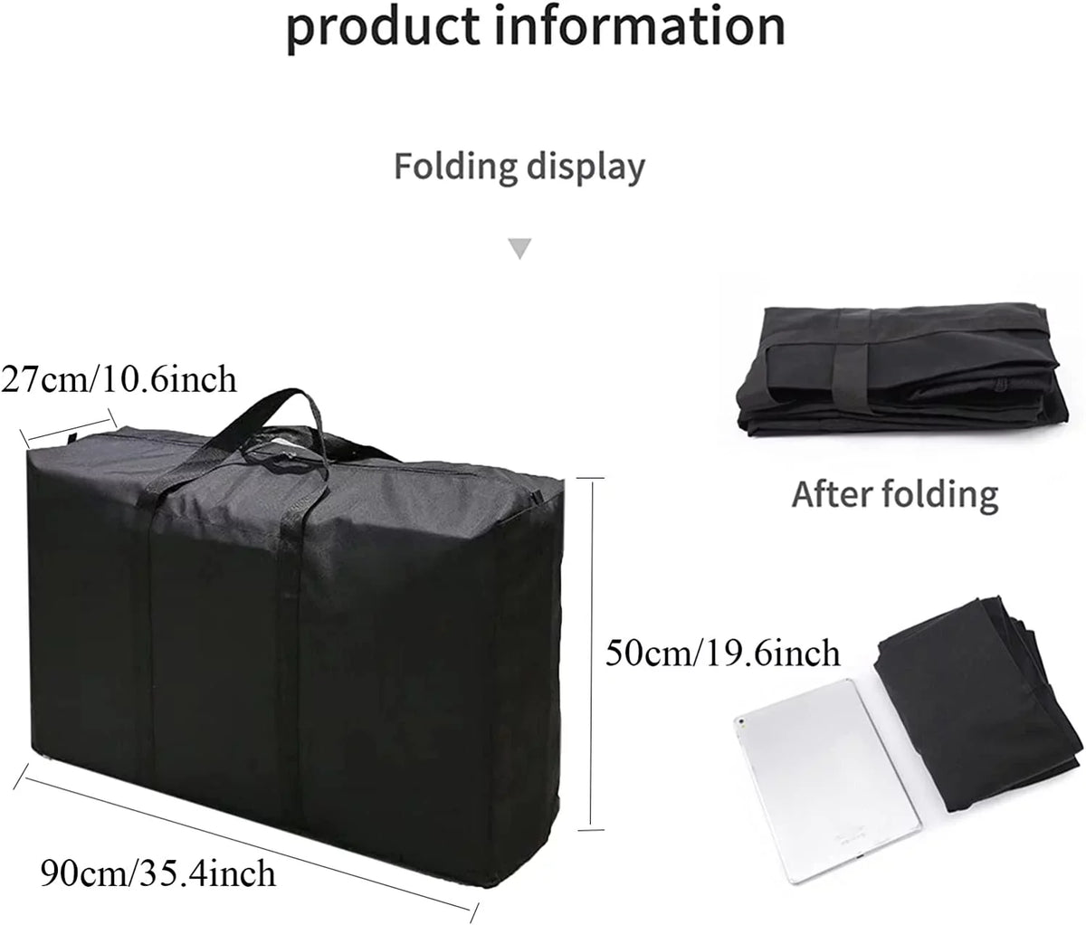 WOVTE 120L Large Kayak Storage Bag, Foldable Kayak Accessories for Kayak vessel, Inflatable craft, Fishing ship, Rubber craft
