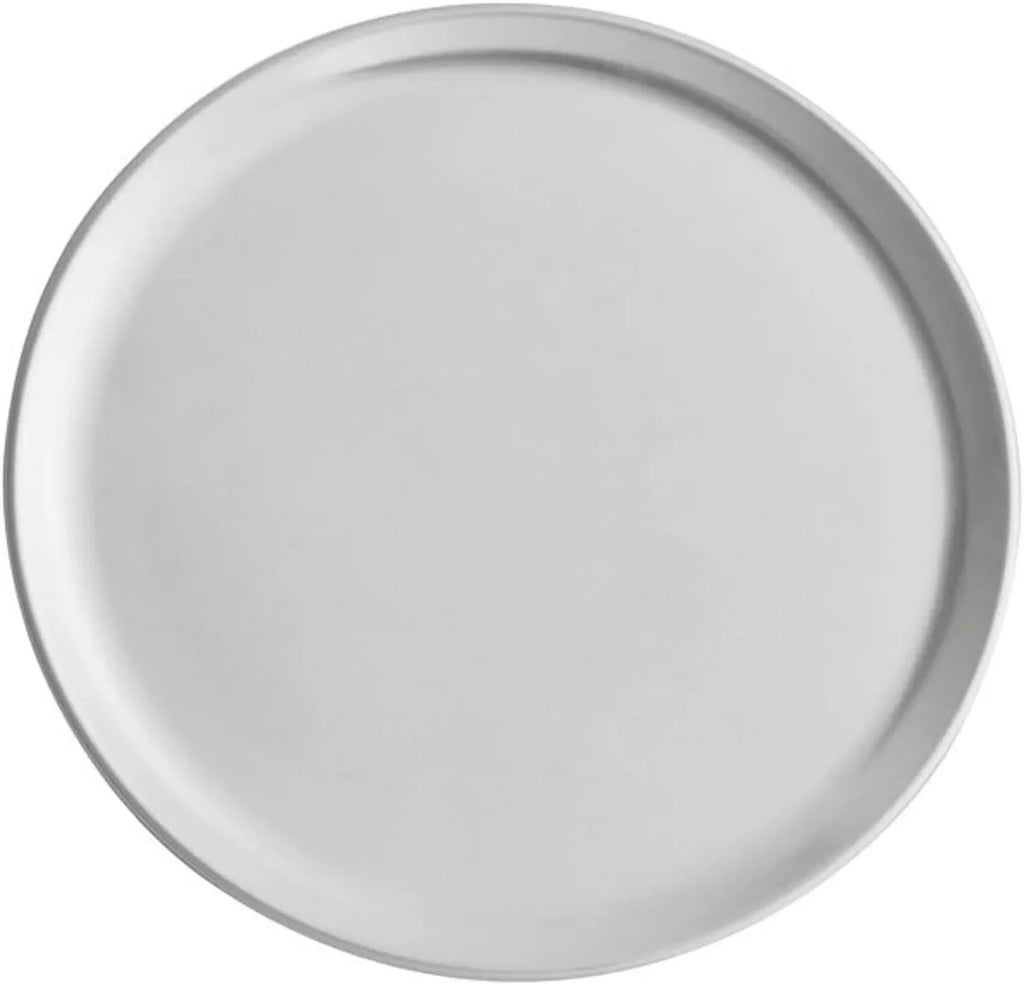 TrueCraftware- Set of 6 Aluminum 15” Pizza Tray Pan Coupe Style - Bakeware Round Pizza Pan Pizza Tray Baking Tray Round Baking Tray for Home Kitchen Pizzeria & Restaurants