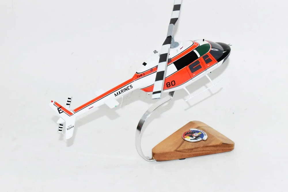 Bell® TH-57c Sea Ranger, HT-18 Vigilant Eagles (Marines),  1/31 Scale Mahogany Model