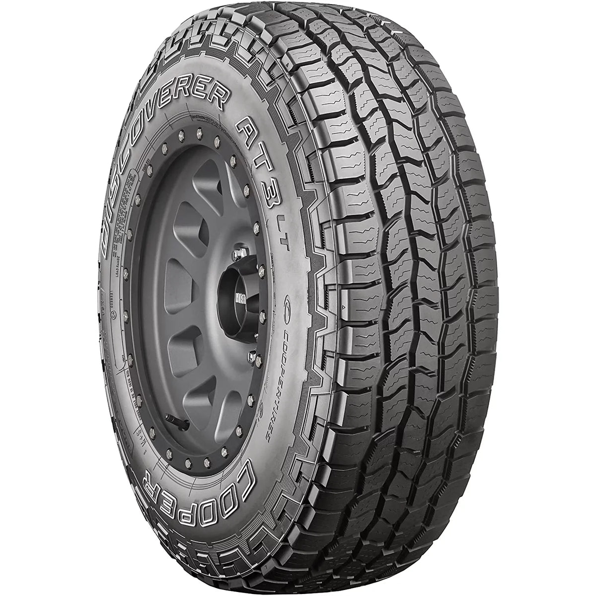 Set of 4 (FOUR) Cooper Discoverer AT3 LT 245/75R17 121/118S E 10 Ply A/T All Terrain Tires