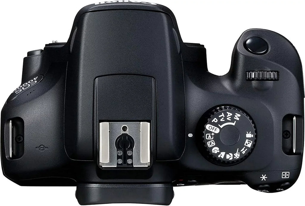 EOS 4000D/Rebel T100 DSLR Camera w/ EF-S 18-55mm F/3.5-5.6 Zoom Lens+ EF 75-300mm III Lens+500mm f/8.0 Telephoto Lens+case+128Memory Cards (24PC)