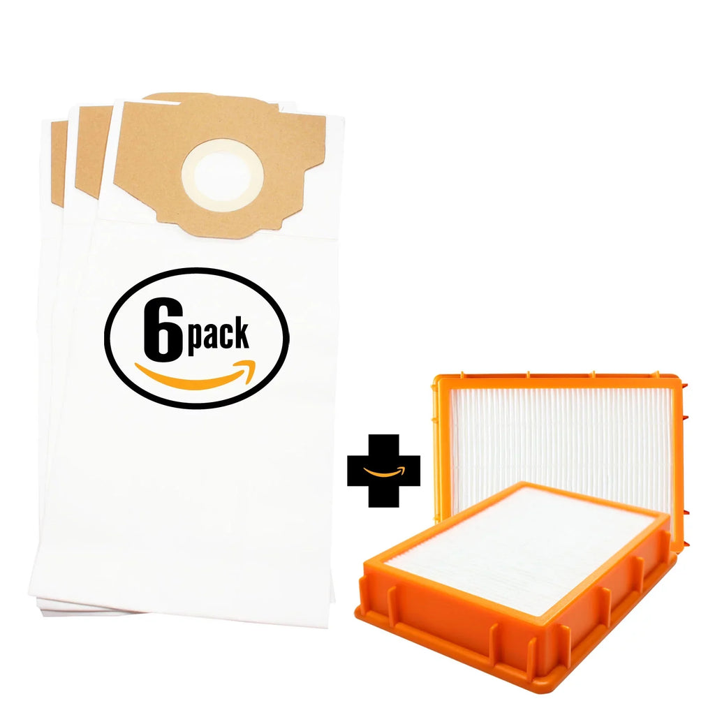 18 Replacement Eureka 4870AT Vacuum Bags & 2 HEPA Filter - matching Eureka Style RR Vacuum Bags & HF-2 Filter