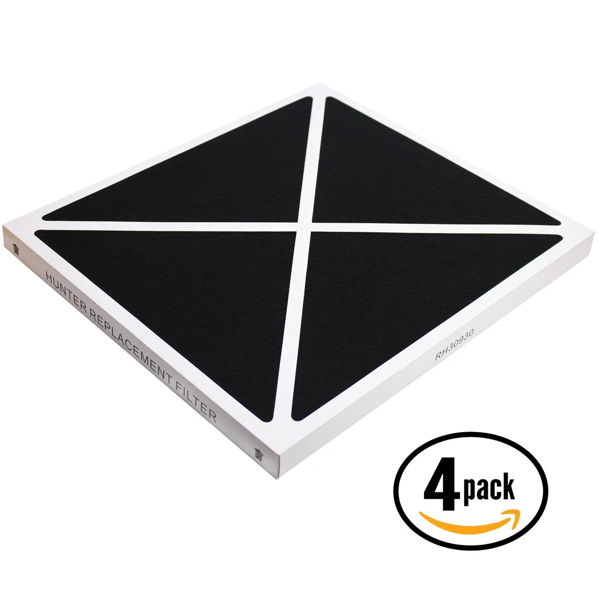 4-Pack Replacement Hunter 30377 Air Purifier Filter - matching Hunter 30930 Air Filter