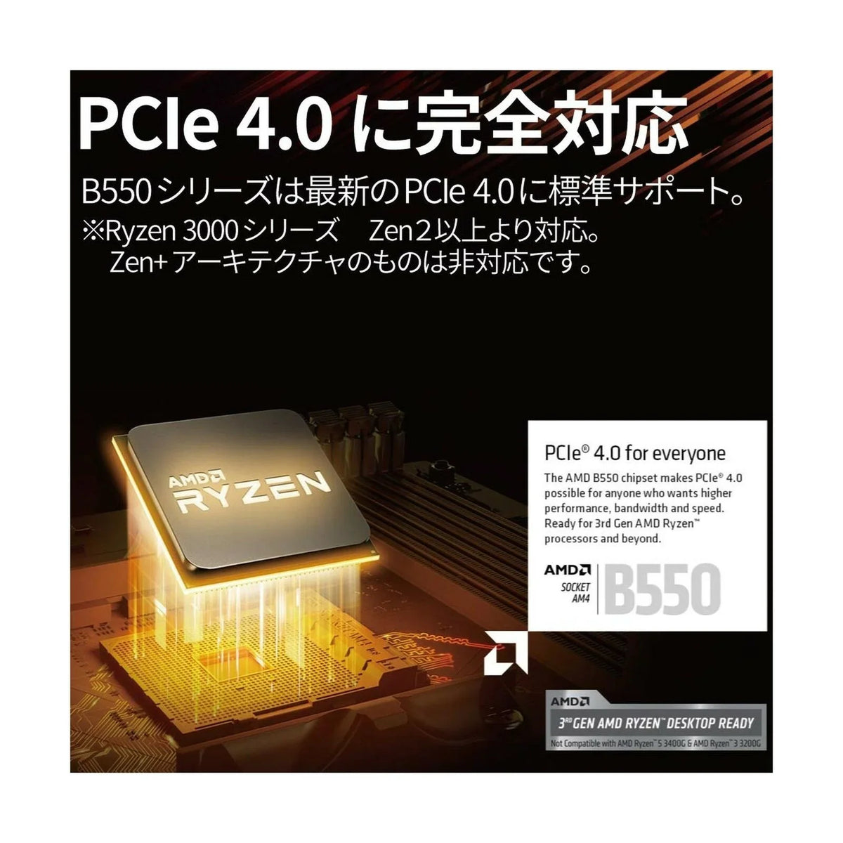 ASRock B550 PG Velocita Supports 3rd Gen AMD AM4 Ryzen/Future AMD Ryzen Proce...