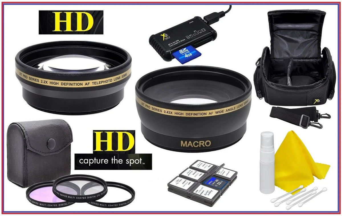 Hi Definition Super Saving Accessory Package for  EOS M200 (49mm appropriate)