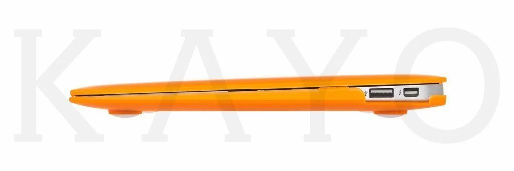 KAYO - AIR 11-inch Rubberized Hard Case for  MacBook Air 11.6" ( A1465 & A1370) protector Shell - (TANGERINE)
