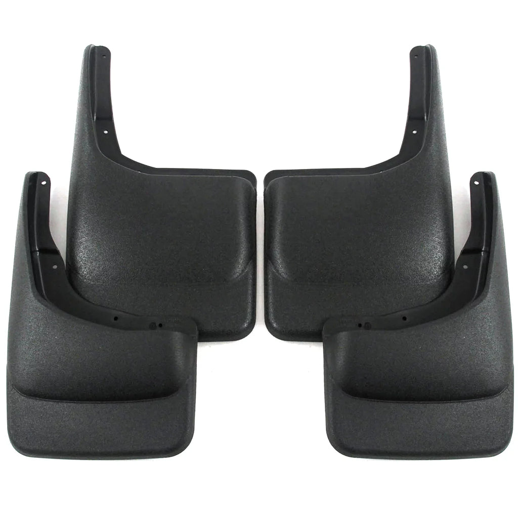 Red Hound Auto Premium Heavy Duty Molded 2004-2014 appropriate with  F-150 Mud Flaps Guards Splash Front Rear 4pc Set (Without Fender Flares) CL3Z-16A550-C CL3Z-16A550-F