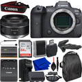 Ultimaxx Starter  EOS R6 Mirrorless Camera with RF 50mm f/1.8 STM Lens Bundle - Includes: 64GB Ultra Memory Card, Replacement Battery & Much More