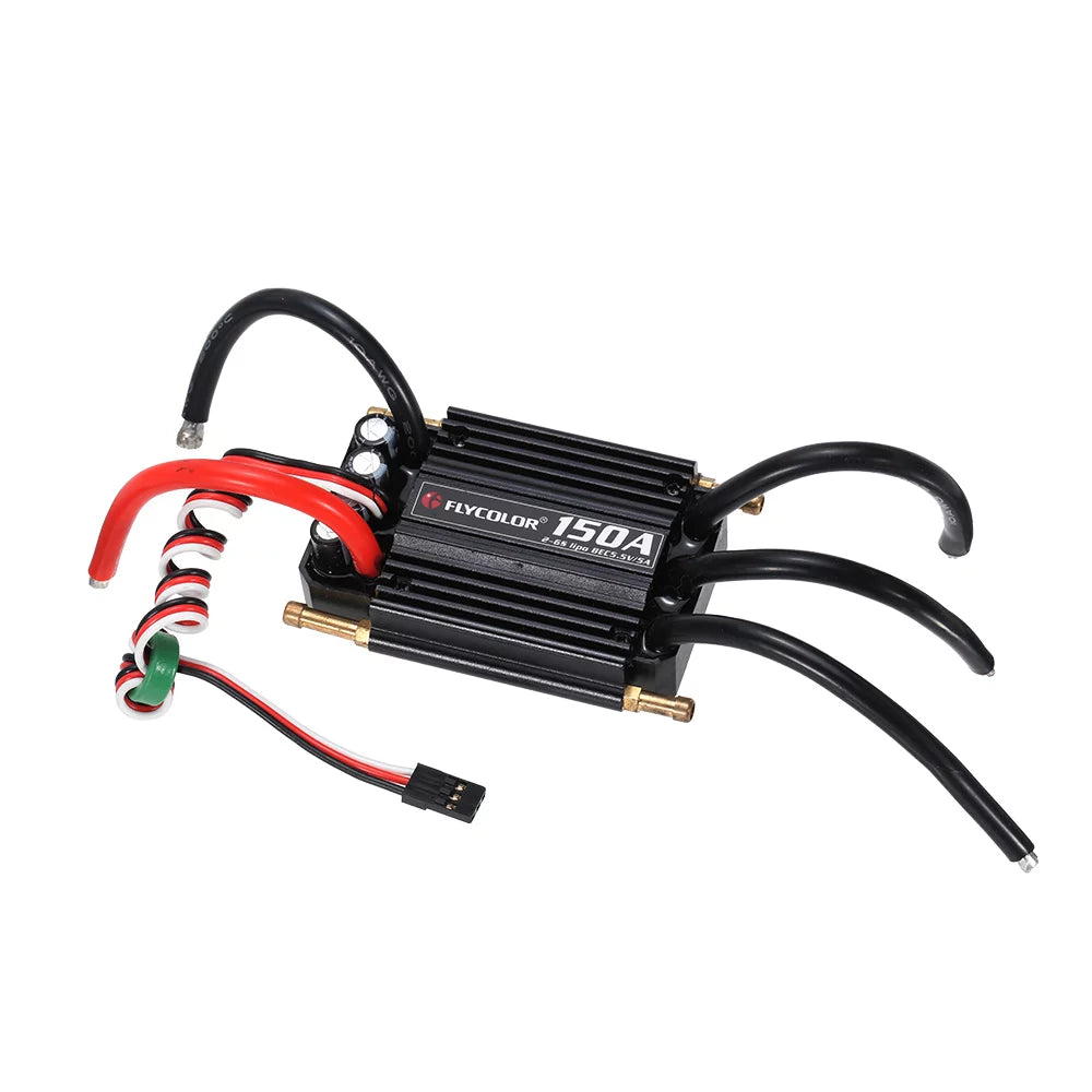 Pinnaco Brushless ESC Electronic Speed Controller with 5.5V/5A BEC for RC vessel