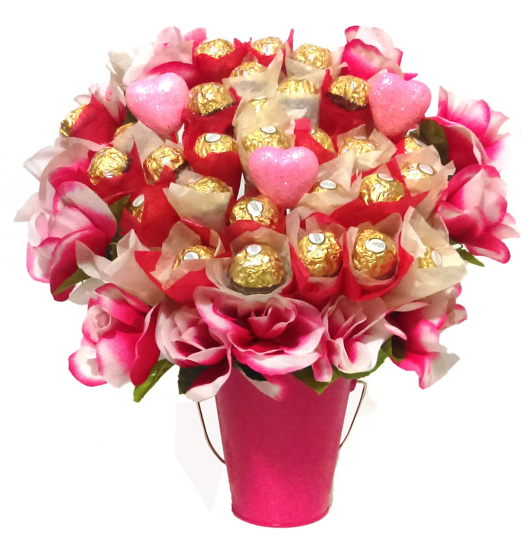 Pink Rose Ferrero Bouquet