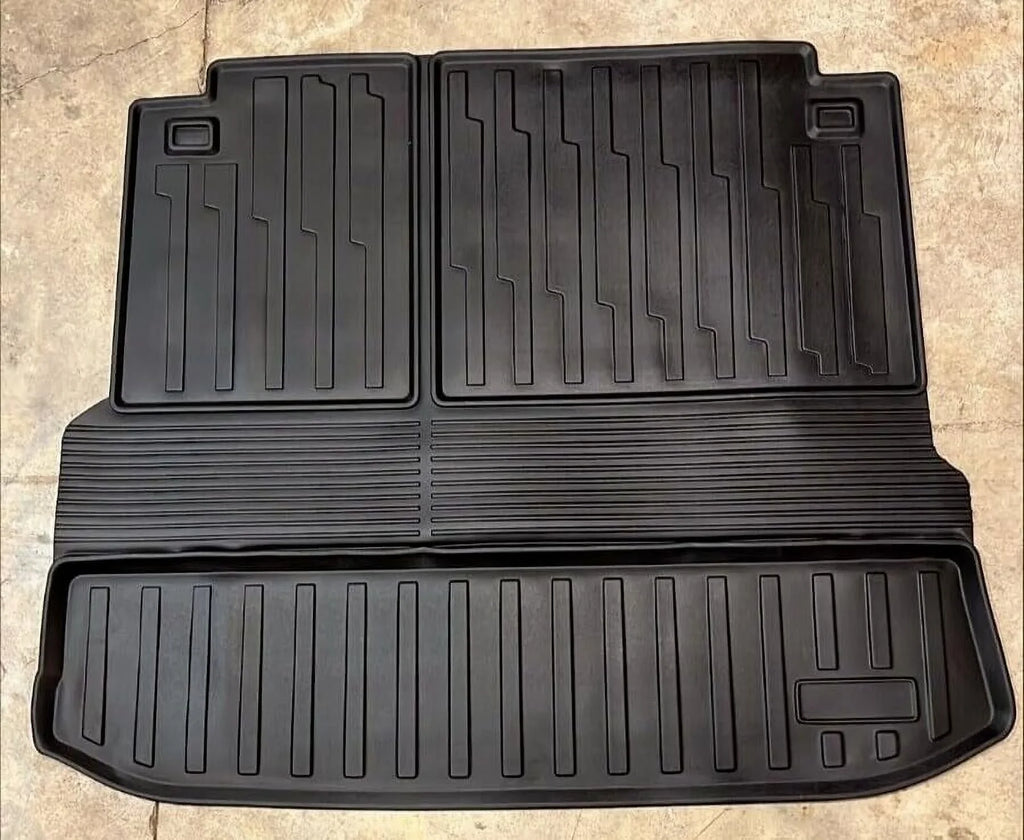 EACCESSORIES EA Cargo Liner – Trunk Mat for  Highlander 2020-2024 – atmospheric conditions-protected Trunk Mats for Cars with Raised Lip – Non-Slip Car Trunk Mat Tray Pad Boot – Laser Pre-Cut Design