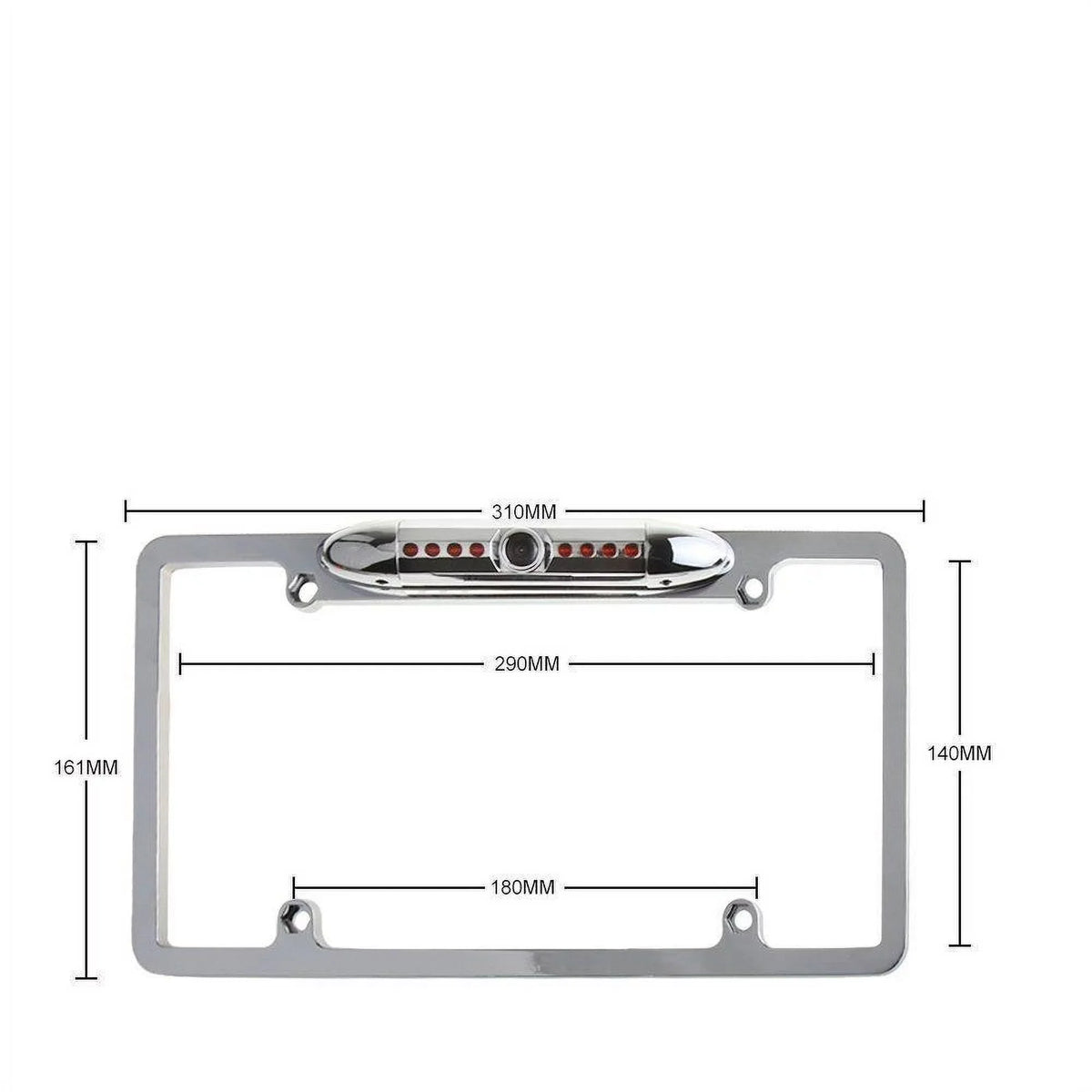 New 12V Car Rear View Backup Camera 8 IR Night Vision US License Plate Frame CMOS