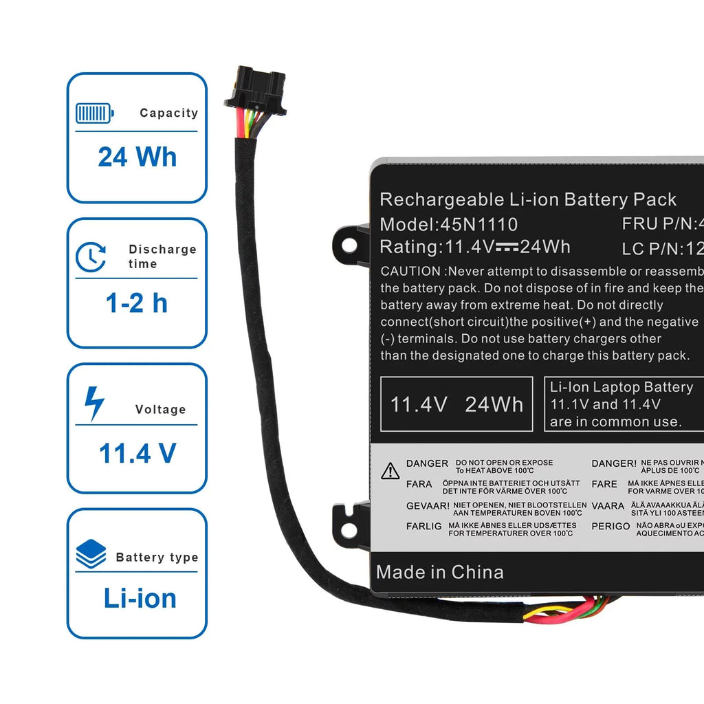 Battery for  ThinkPad T440S T440 T450s T460 X240 S440 S540   45N1112 / 45N1113