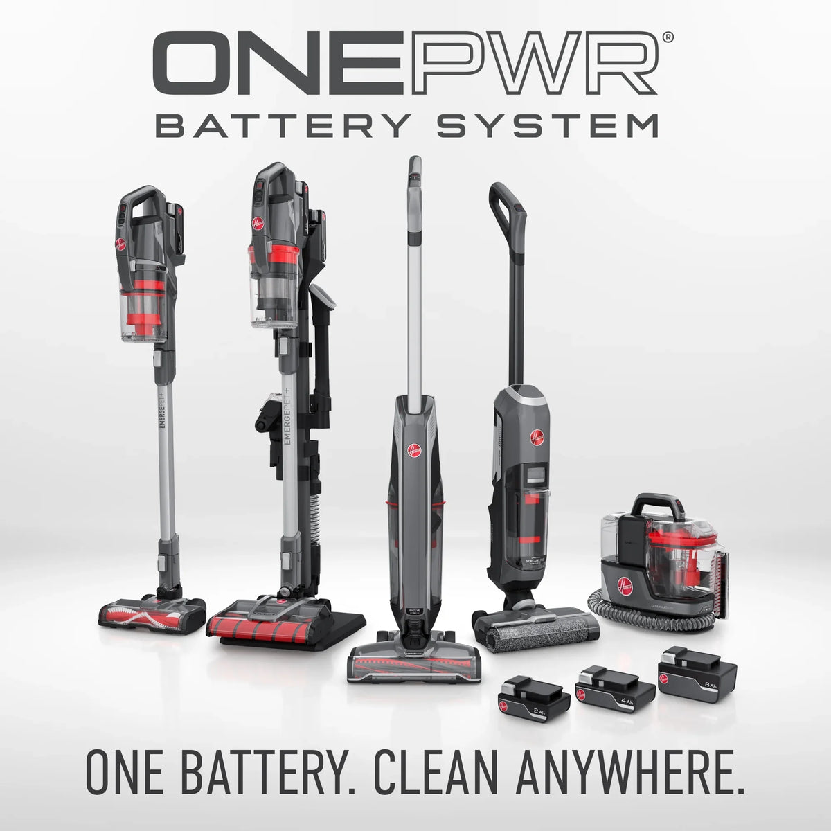 Hoover ONEPWR Streamline Cordless Hard Floor Wet Dry Vacuum with Boost Mode, BH55400V, New