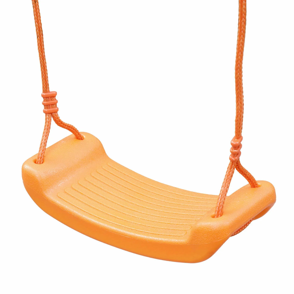 ZENSTYLE Double Metal Swing Set W/ 2 Saucer Swing Seats, 1 Seesaw for Outdoor, Backyard - Kids Toddler Toy, All elements immune