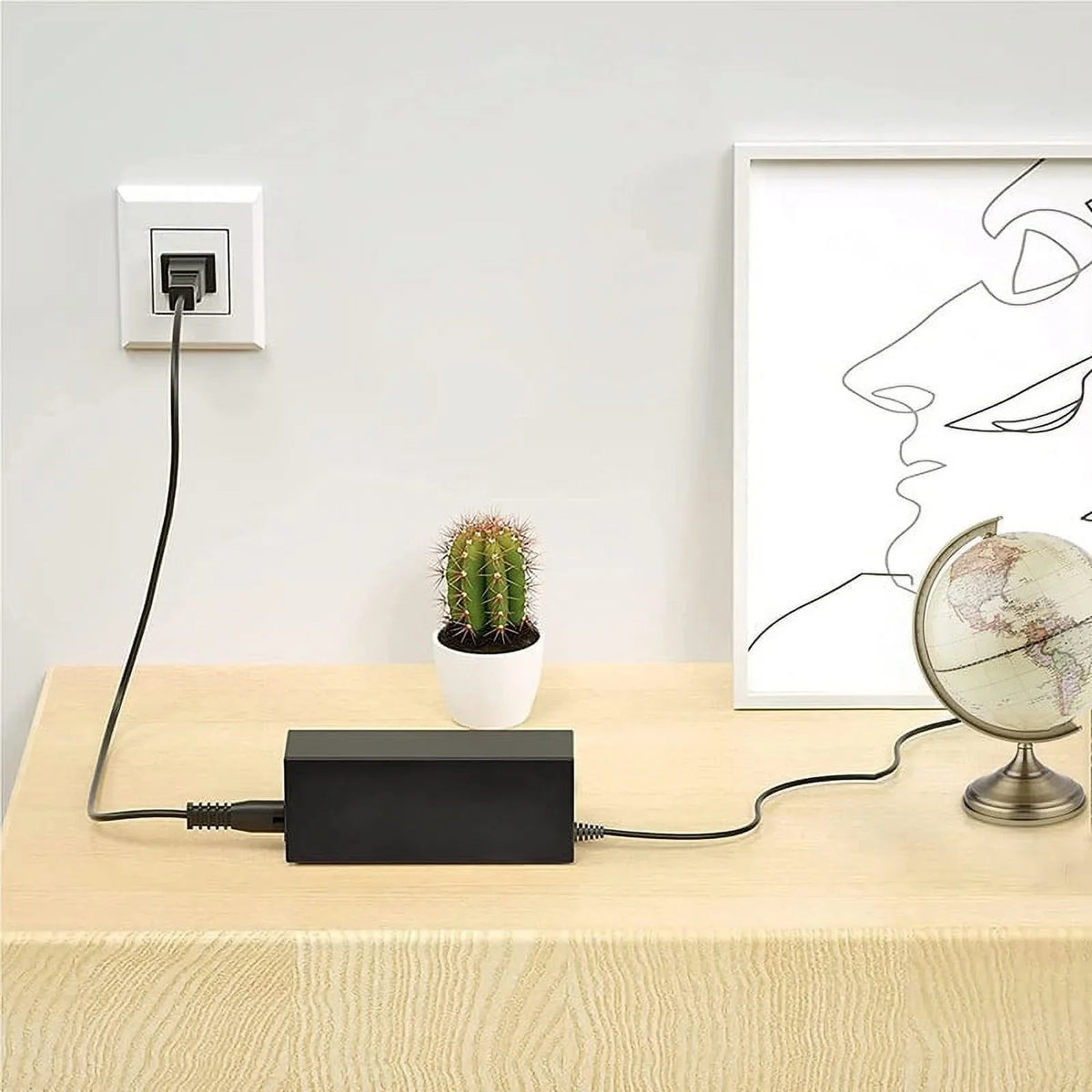 Nuxkst 65W AC Adapter with Power Cord for  Inspiron 15 5000 Series P58F P75F
