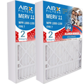 20x20x5 Air Filter MERV 11 Comparable to MPR 1000, MPR 1200 & FPR 7 appropriate with Skuttle 000-0448-003 Premium USA Made 20x20x5 Furnace Filter 2 Pack by AIRX FILTERS WICKED CLEAN AIR.