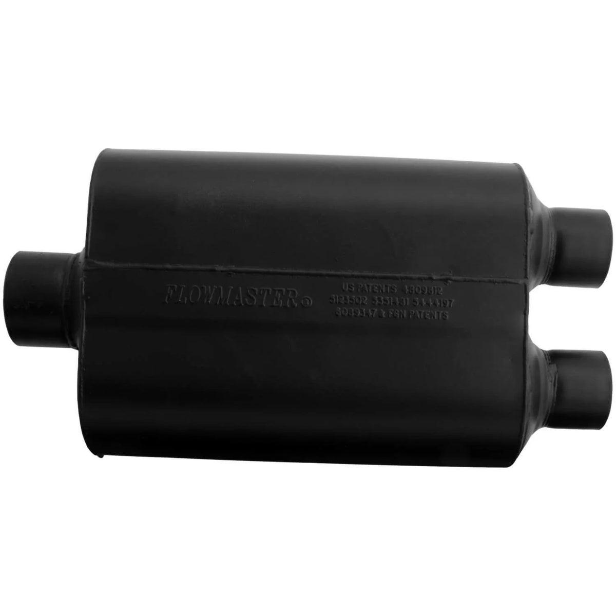 Flowmaster 9530452 Super 40 Muffler - 3.00 Center In / 2.50 Dual Out - Aggressive Sound Fits select: 1988-1993 CHEVROLET GMT-400, 1989-1993 GMC SIERRA