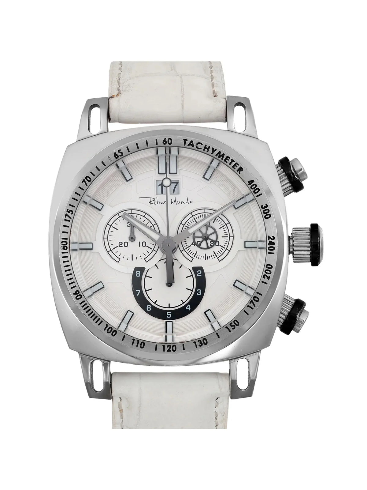 Pre-owned Ritmo Mundo Racer 44mm Steel Quartz Men Watch 222/4 (Good)