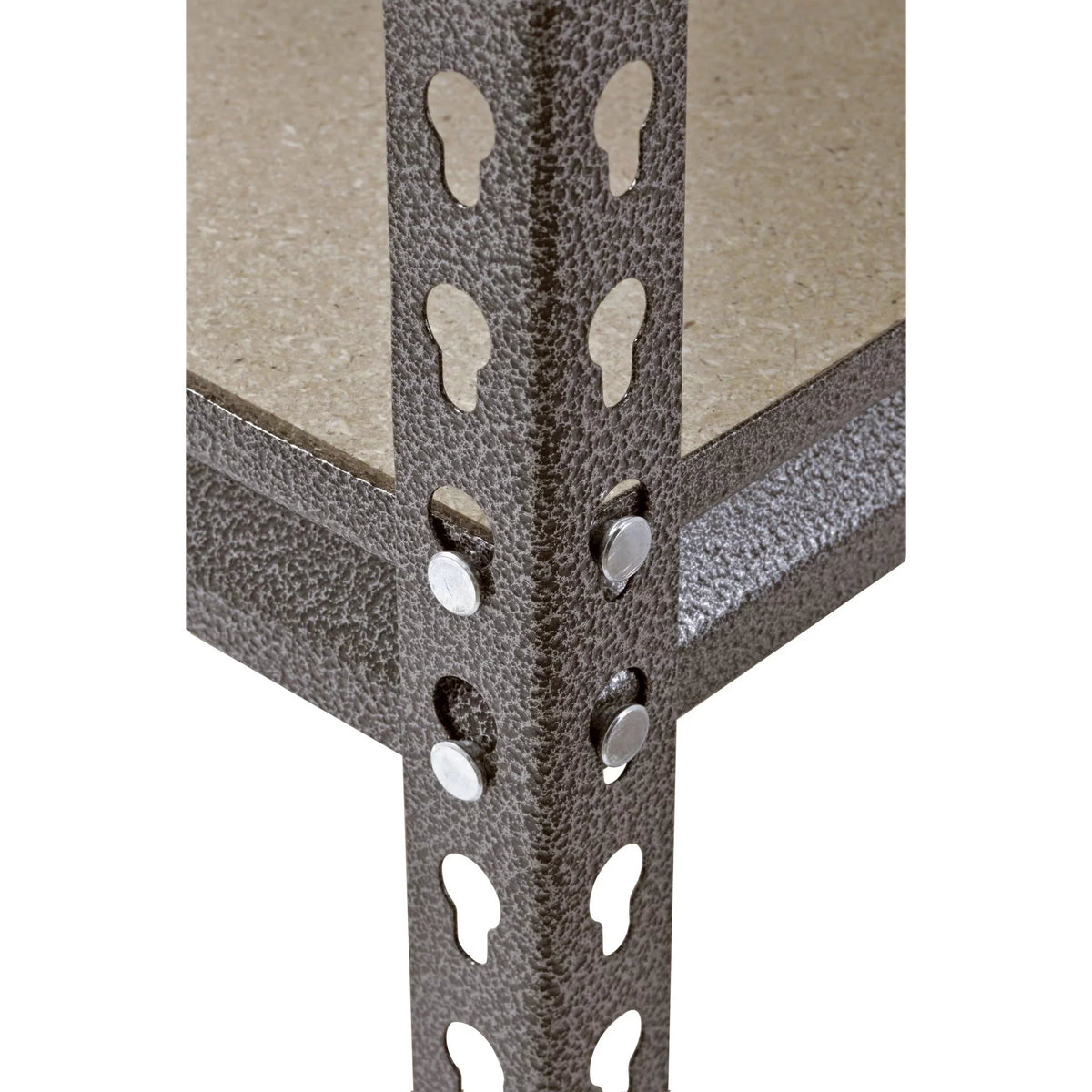 Capacity per Shelf; Silver. Muscle Rack 30"W x 12"D x 60"H 5-Shelf Steel Freestanding Shelves, 500 lbs