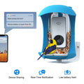 Outdoor Smart Bird Feeder, Wild Bird Feeder with Camera, App Notification, AI Recognition , Automatic Bird Sensing, Bird House+ Rechargeable Battery