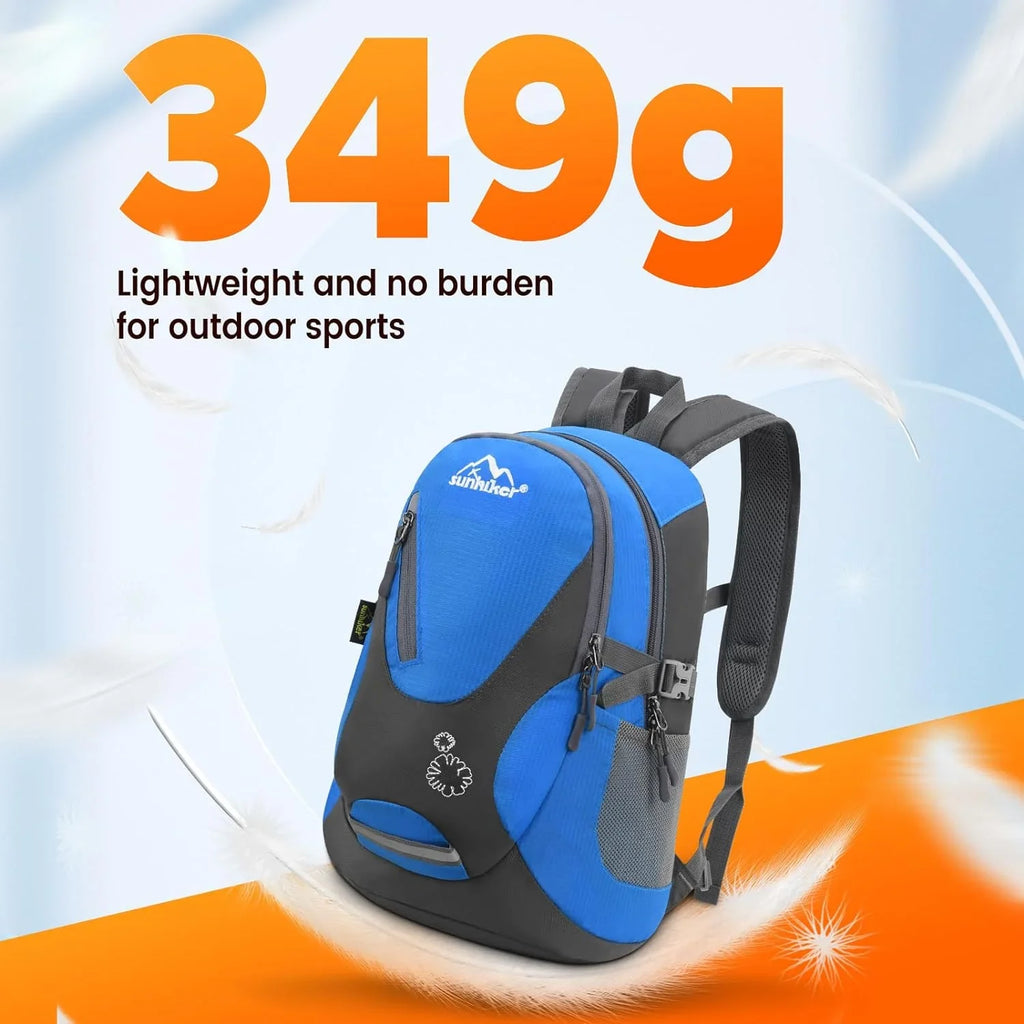 sunhiker Cycling Hiking Backpack liquid impervious Travel Backpack Lightweight SMALL Daypack M0714 Small Blue