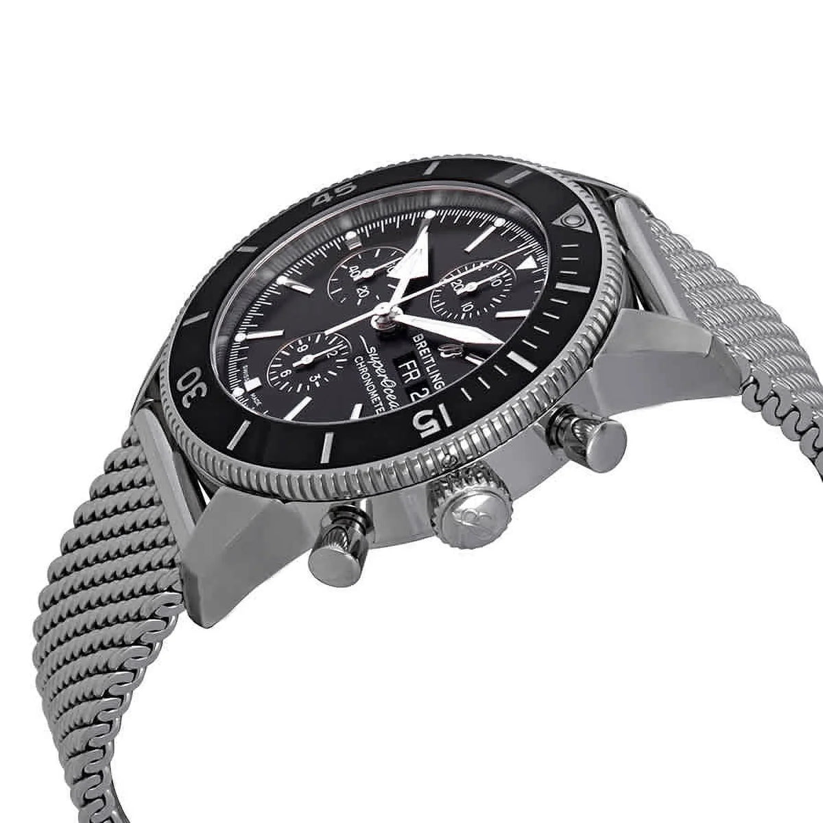 Breitling Superocean Heritage II Chronograph Automatic Black Dial Men's Watch A13313121B1A1