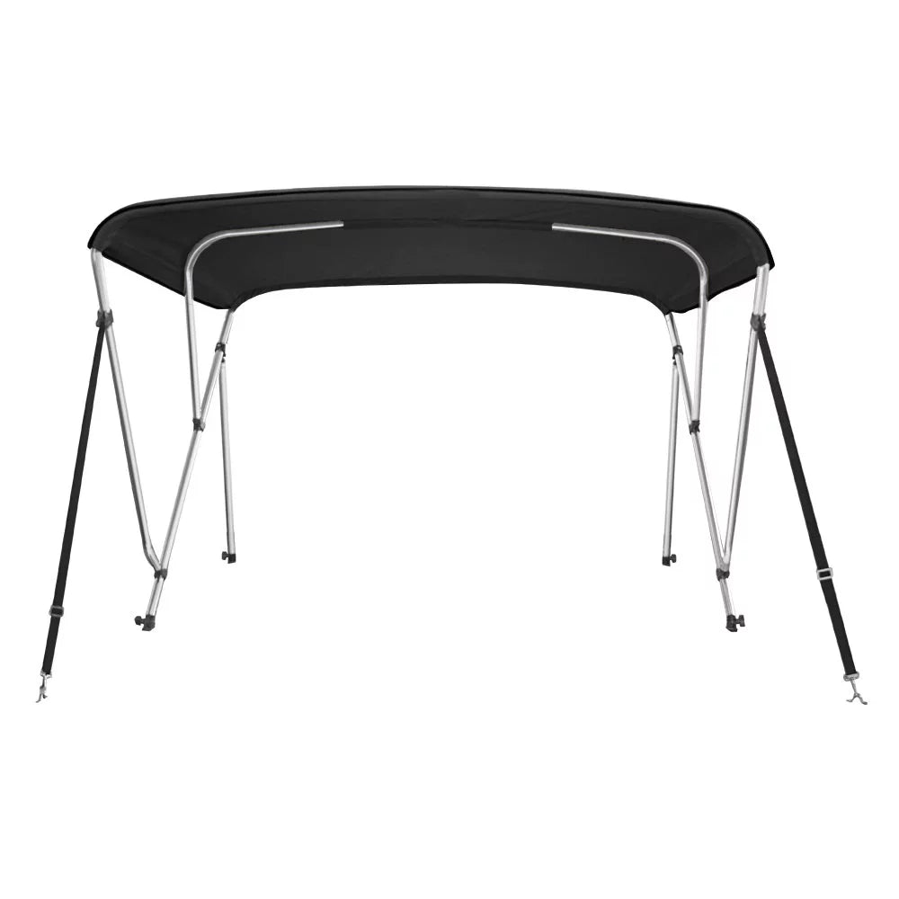 L x 73" - 78" W Solution Dye BLACK. Bimini Top vessel wrap 46" High 3 Bow 6' ft