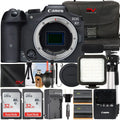 EOS R7 Mirrorless Camera (Body Only) with 2 Pack SanDisk 32GB Memory Card + Case + LED Flash + SV Premium Accessory Bundle
