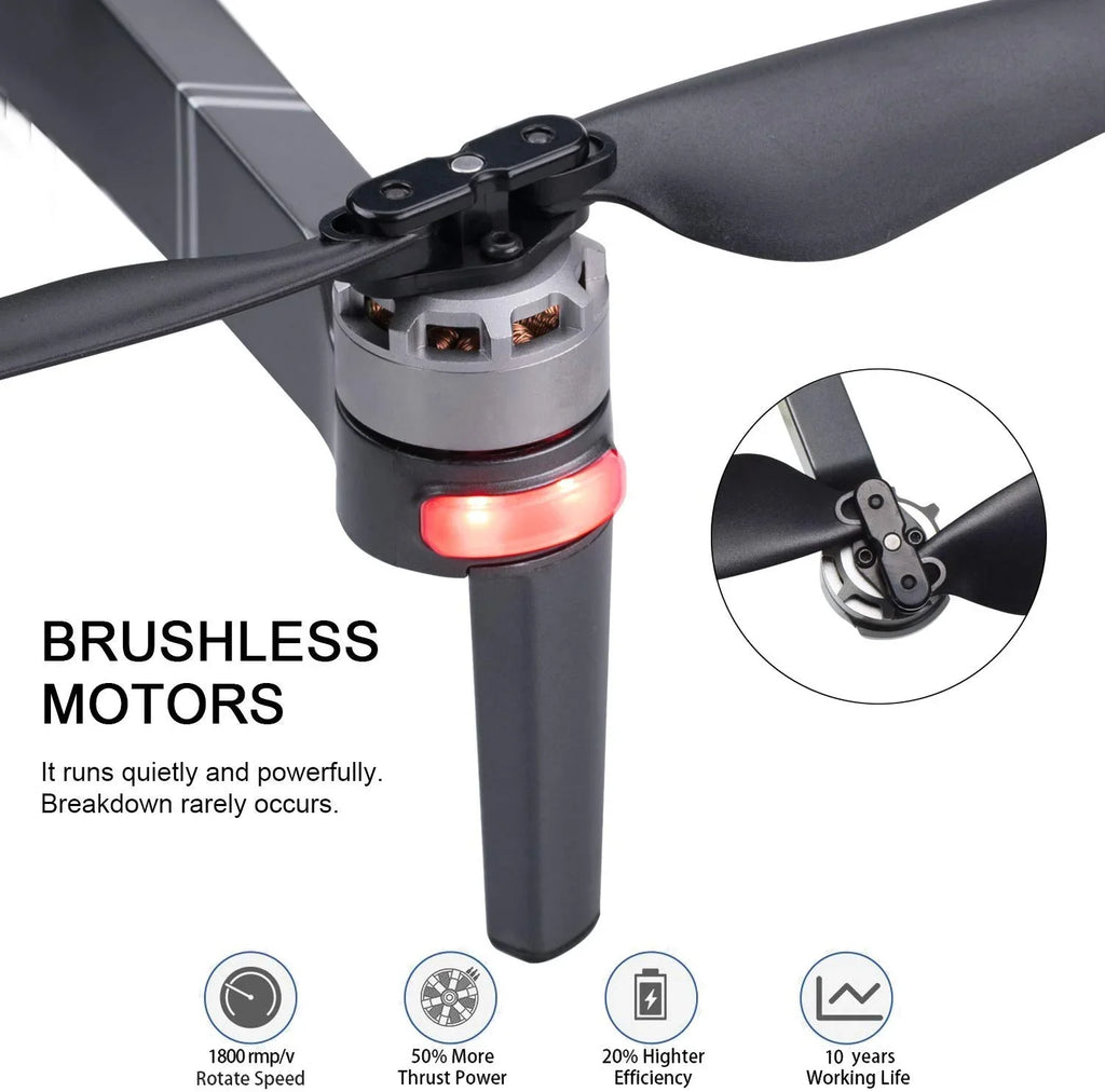 Contixo F24 Pro Drone with 4K UHD Camera for Adults, RC Quadcopter GPS FPV Camera appropriate with VR, 30 Minutes Flight Time, Foldable Brushless Motors, Follow Me, Waypoint with Carrying Case