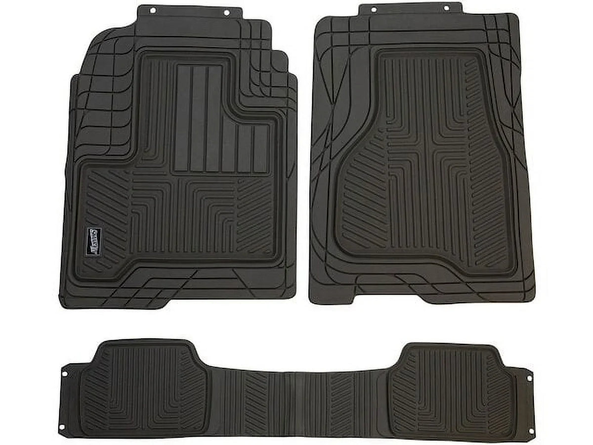 Floor Mat Set 3 Piece - suitable with 2007 - 2017 Jeep Patriot 2008 2009 2010 2011 2012 2013 2014 2015 2016