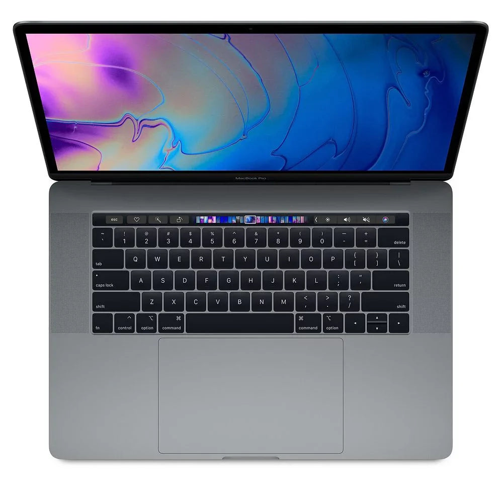 Pre-Owned  Macbook Pro 15.4-inch (Retina, Space Gray, Touch Bar) 2.9Ghz 6-Core i9 (Mid 2018) MR942LL/A 64GB SSD 16GB Memory 2880x1800 Display Mac OS Sierra Power Adapter Included (Good)