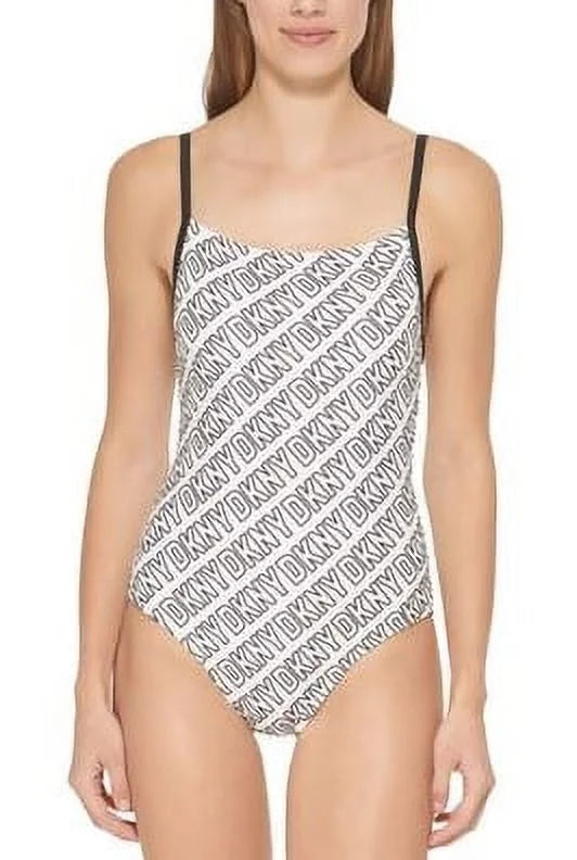 Dkny Women's Logo-Print One-Piece Swimsuit Women's Swimsuit