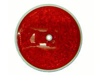 Reflector - Center Hole Mount - Red (340 Pack). Cortina 13-099-32 3-3/8" Dia