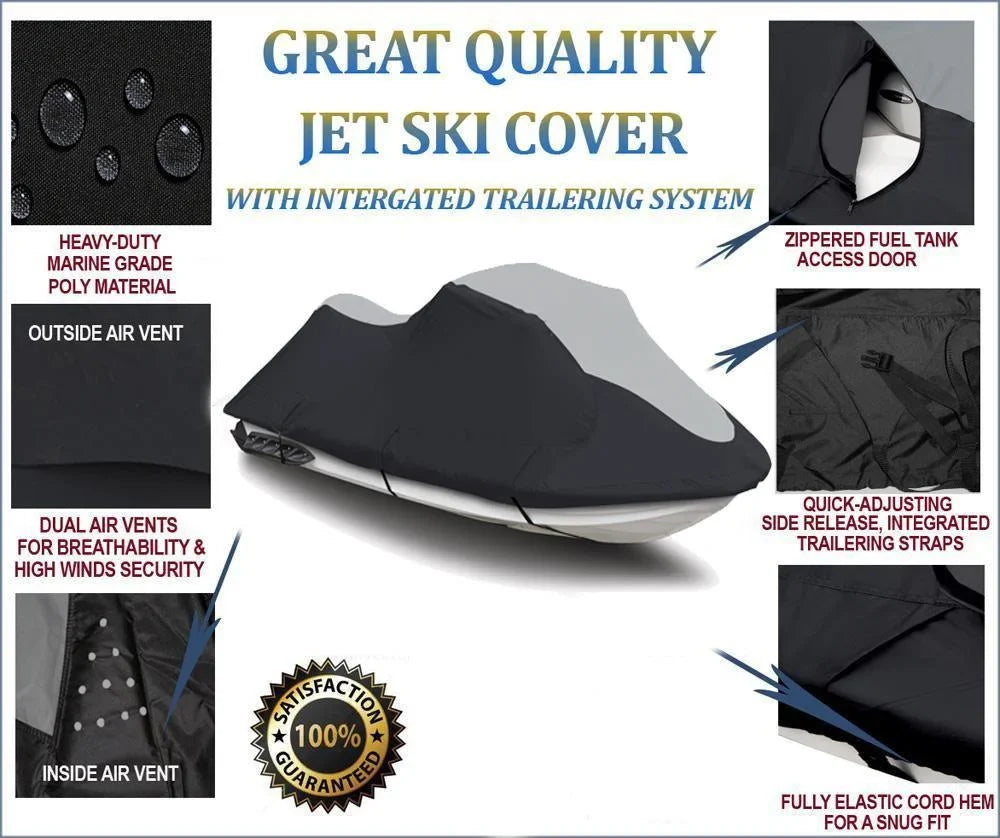 SUPER HEAVY-DUTY Jet Ski PWC Watercraft protector suitable for Yamaha GP 1300R / GP 800R 2001-2008 2 Seater