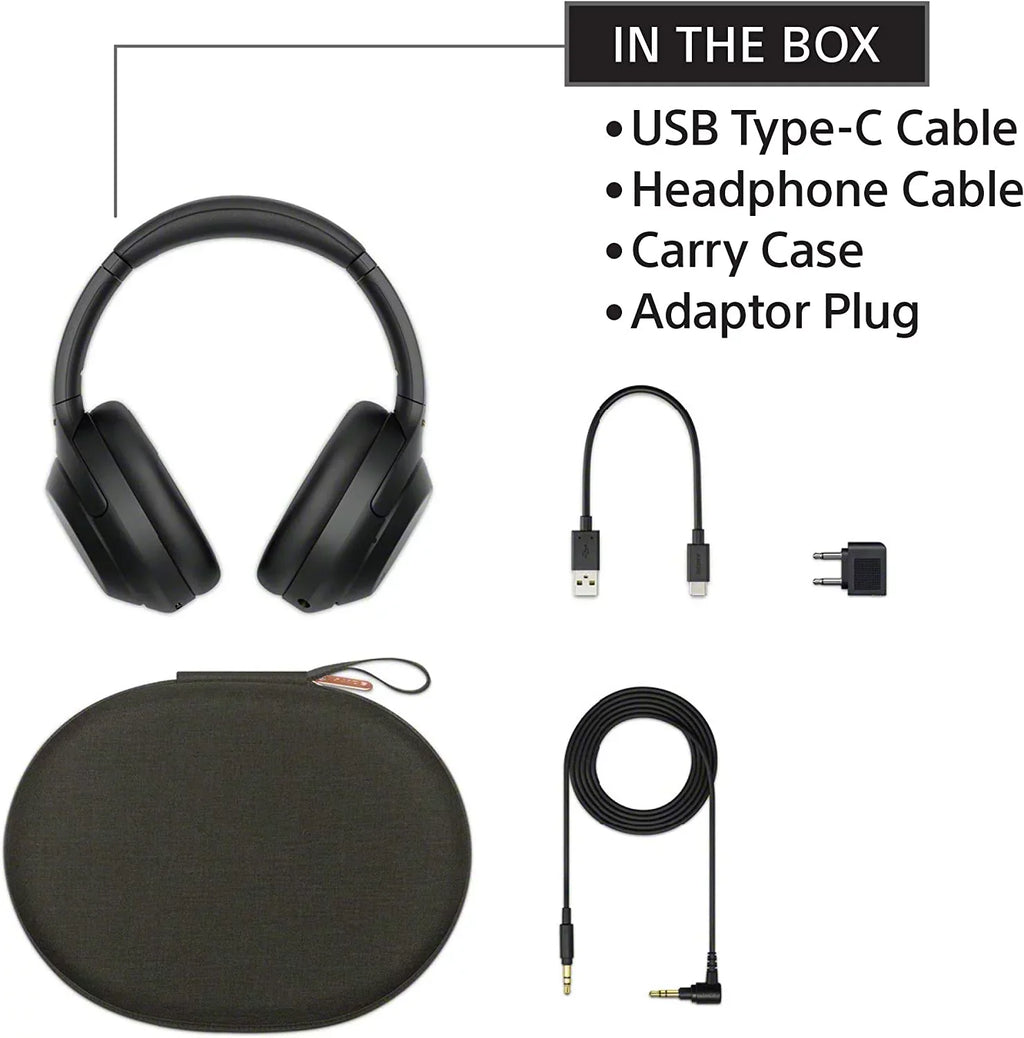 Restored  WH-1000XM4 Wireless Industry Leading Noise Canceling Overhead Headphones with Mic for Phone-Call and Alexa Voice Control, Blue (Refurbished)
