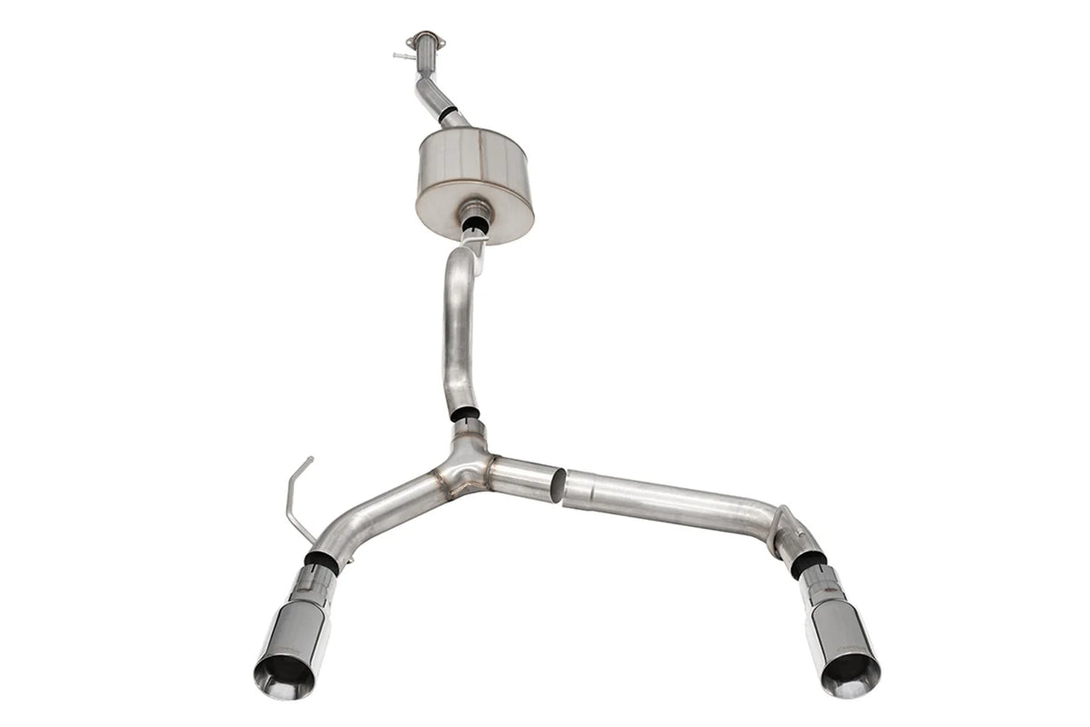 Corsa Performance 21210 Sport Cat Back Exhaust System Fits 21 23 Bronco Fits select: 2021  BRONCO, 2022  BRONCO BASE/BIG BEND/BLACK DIAMOND/OUTER BANKS/BADLANDS/WILDTRAK/EVERGLADES