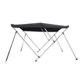 L x 73" - 78" W Solution Dye BLACK. Bimini Top vessel wrap 46" High 3 Bow 6' ft