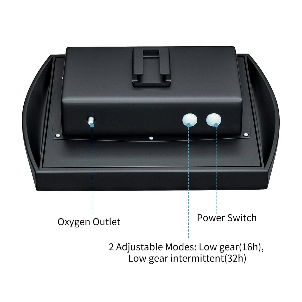 Htovila 2W -in Solar Pump with 8.2ft 2 Air Bubble Stones Fish  Oxygenator Aquarium Aerator Air Pump Fishing Aerator for Garden Fish  Pool Pond