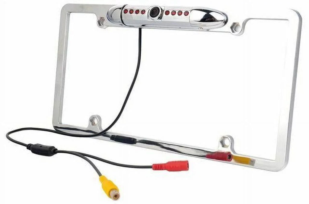 New 12V Car Rear View Backup Camera 8 IR Night Vision US License Plate Frame CMOS