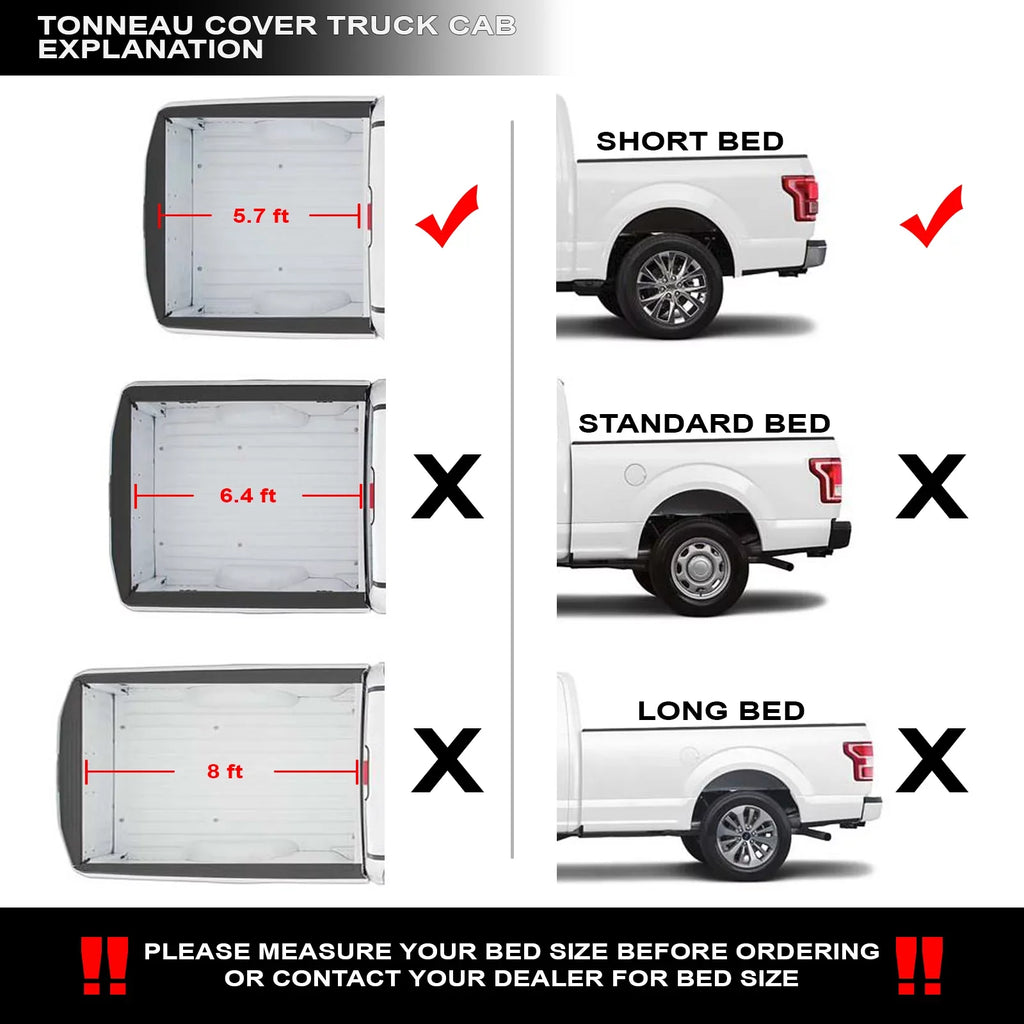 Stehlen 733469493334 Lock And Roll Up Tonneau protector - Black For Ram 1500 2019-2022 New Body Style 5.7 Feet ( 68.4" ) Short Bed