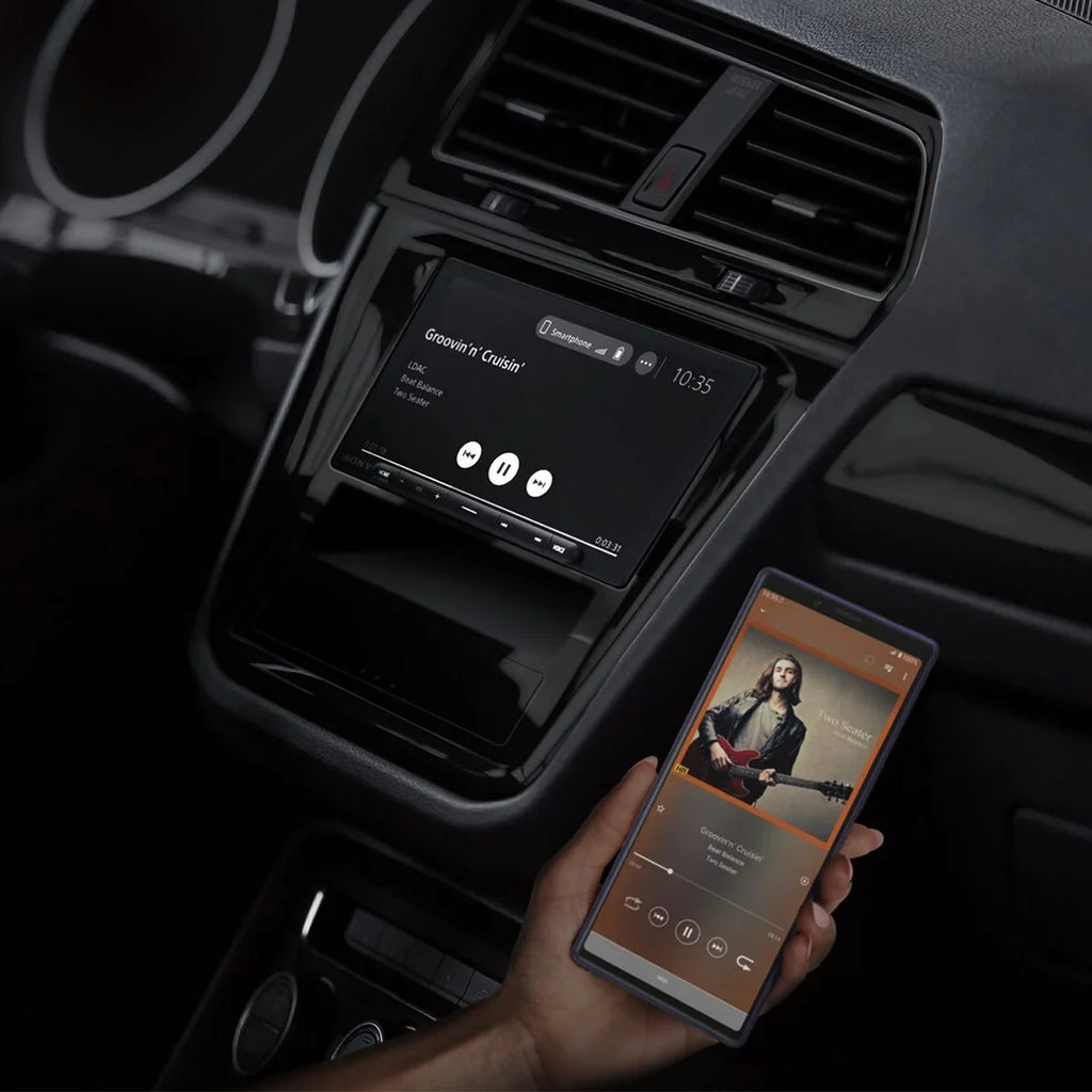 Mobile XAV-AX6000 Digital Multimedia Receiver with Android Auto,  CarPlay, and HDMI Connectivity
